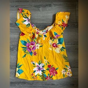 Old Navy Floral Off-The-Shoulder Top - XS